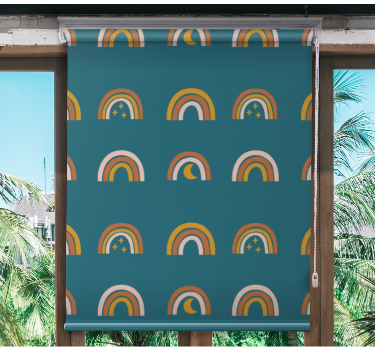 盲童的彩虹与星星 - TenStickers