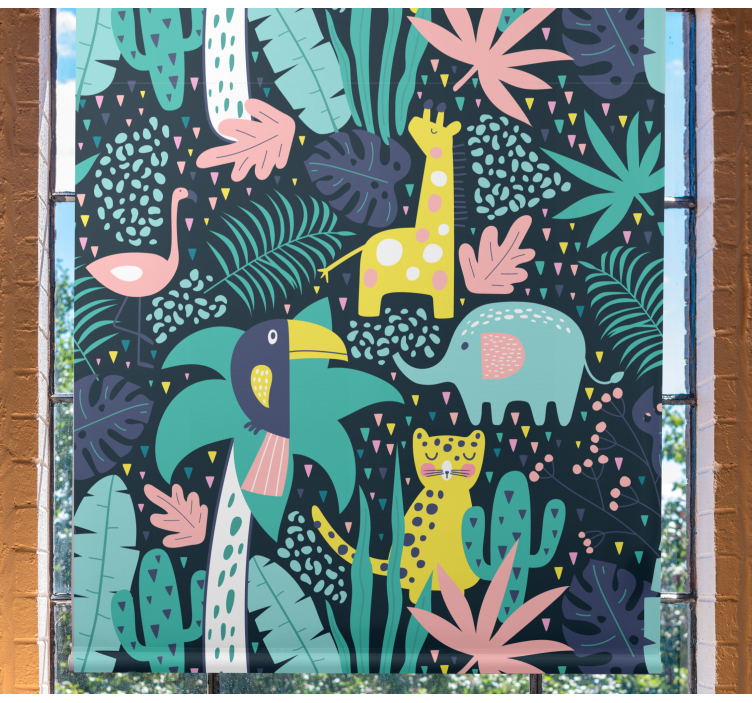 盲童热带北欧动物玩具 - TenStickers