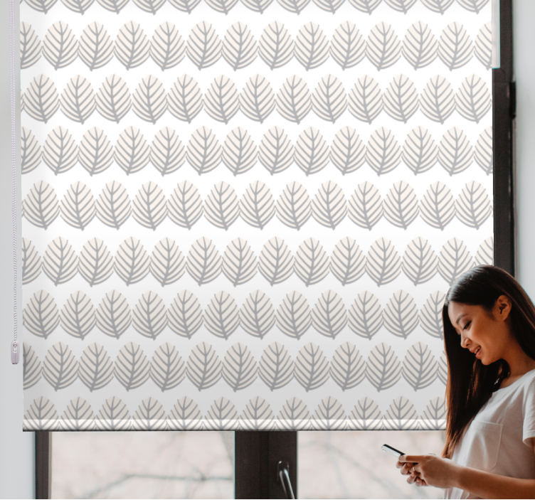 盲人花草叶子图案装饰设计 - TenStickers