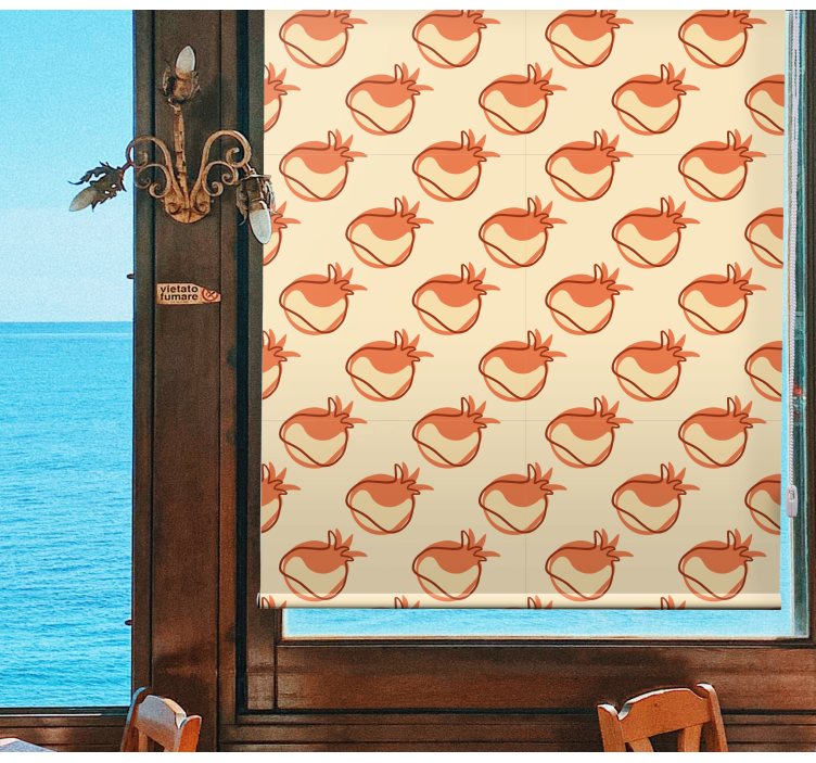 盲目的水果和蔬菜米色蔬菜图案 - TenStickers