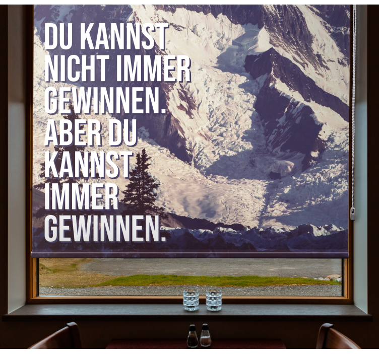 卷簾主卧室設備 登上山峰 - TenStickers