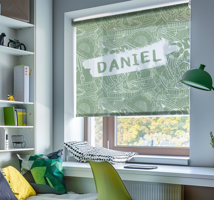 盲人青少年绿色学校粉笔 - TenStickers