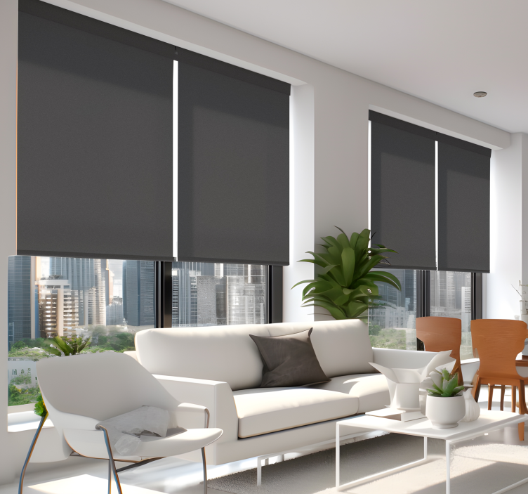 卷簾灰色 胡椒粉 - TenStickers