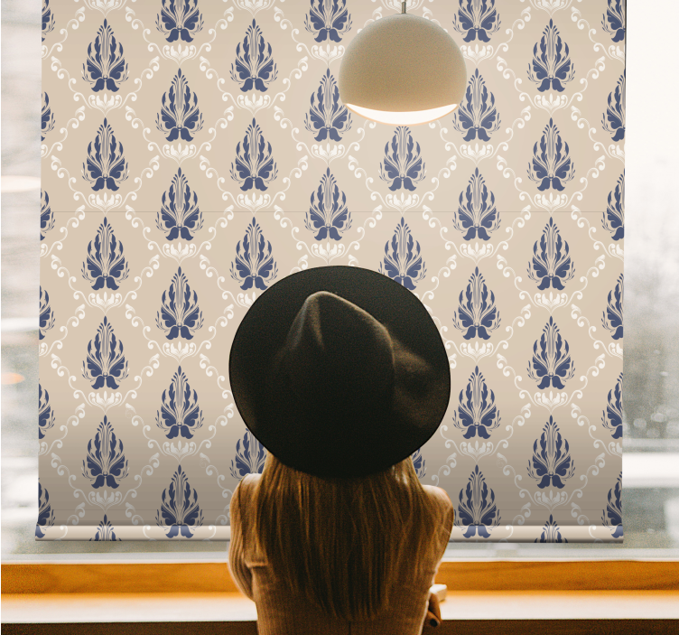 优雅的盲人展现优雅的植物主题 - TenStickers