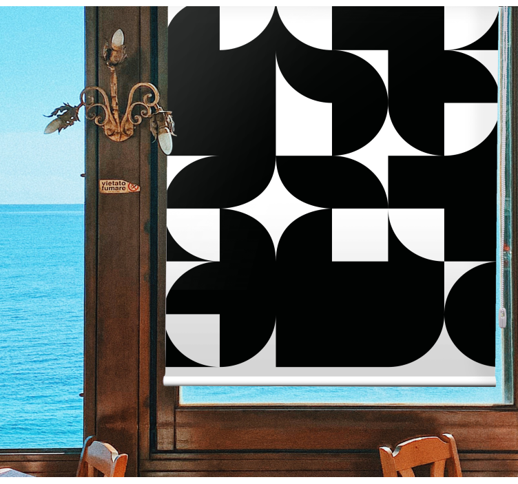 现代盲人充满活力的几何排列 - TenStickers