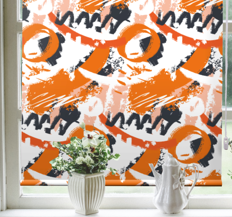 纹理和图案的盲人抽象圆形图案 - TenStickers