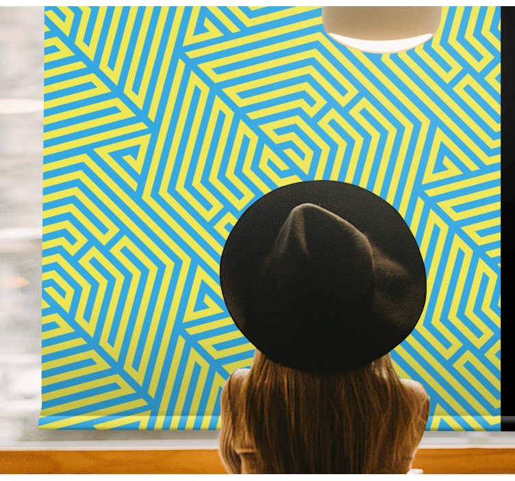 纹理和图案的盲人几何线性排列 - TenStickers