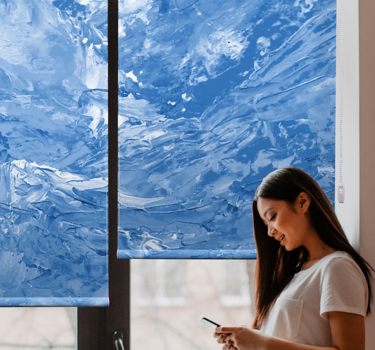 纹理和图案的盲人海浪图案 - TenStickers