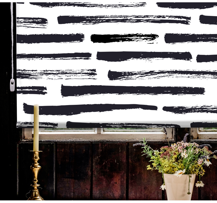 纹理和图案的盲人，风格化的笔触 - TenStickers