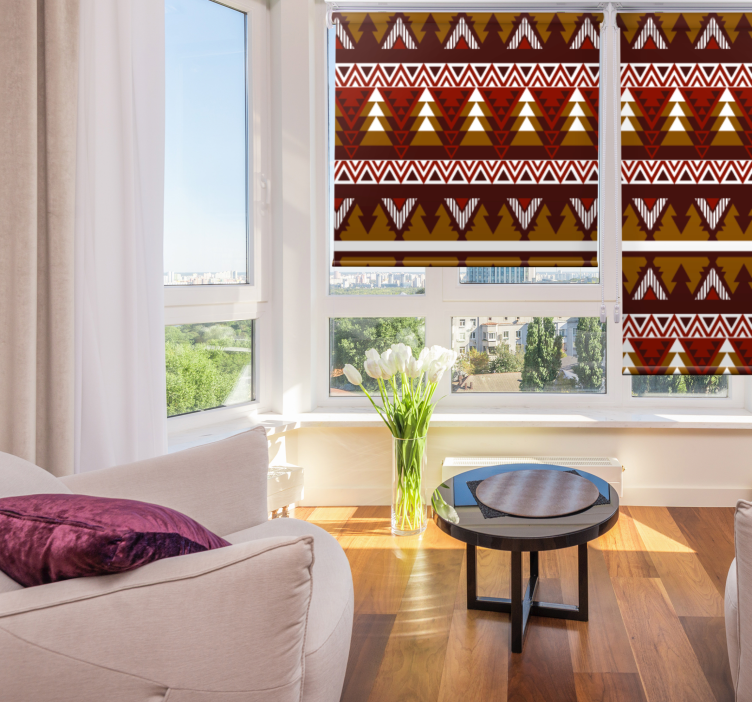 斯堪的纳维亚盲人几何森林图案 - TenStickers