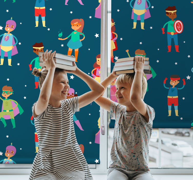 超级英雄的卷簾目性 超级英雄图案 - TenStickers