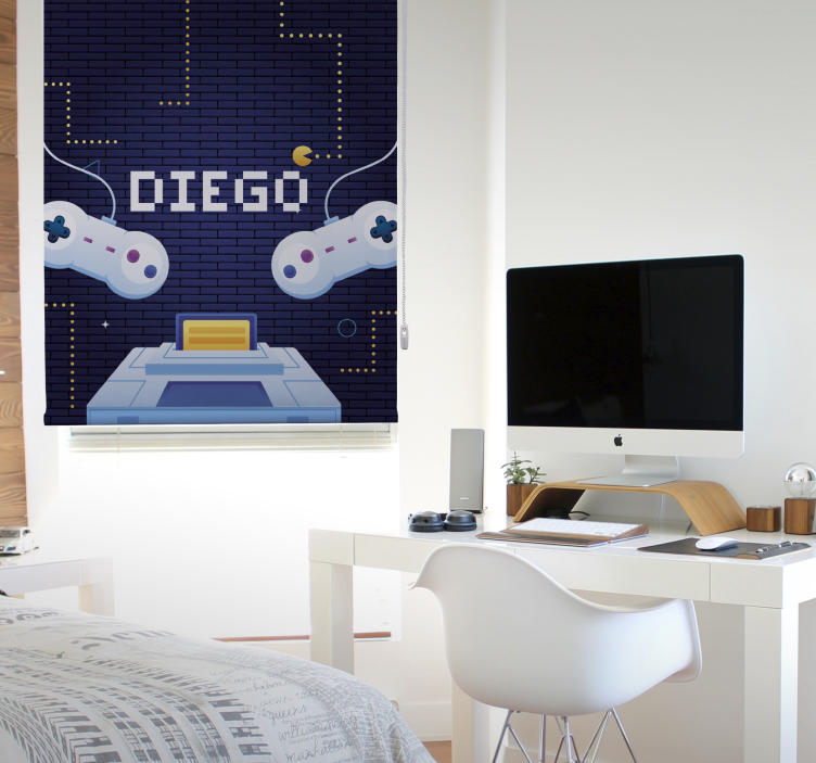 电子游戏定制印刷窗帘 - TenStickers