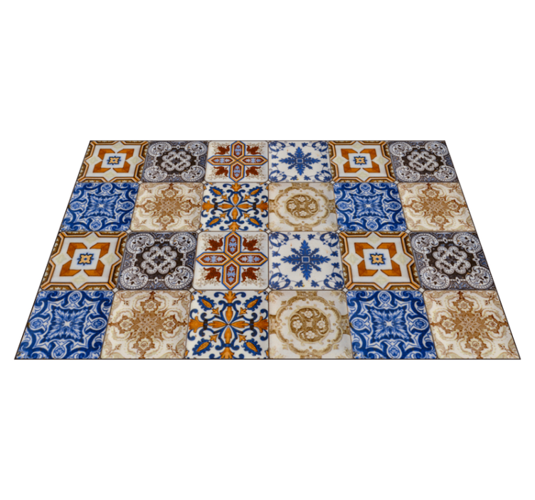 乙烯基餐垫原版 多色液压系统 - TenStickers