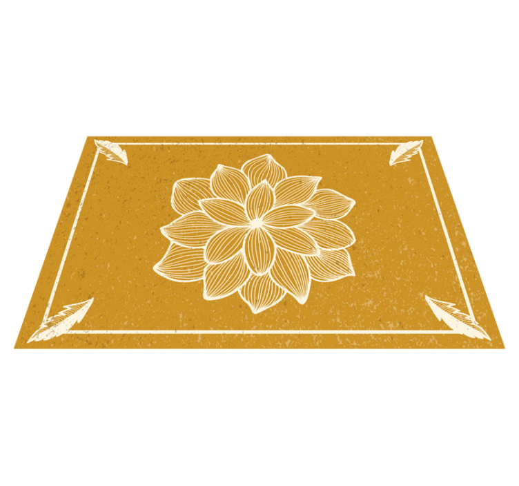 乙烯基餐垫原版优雅植物图案 - TenStickers