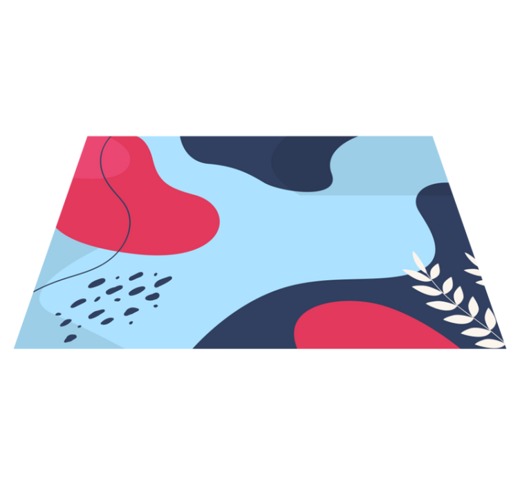 乙烯基餐垫原版色彩斑斓的抽象形状 - TenStickers