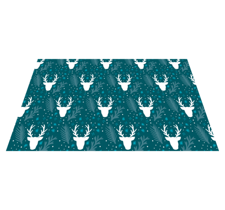 乙烯基圣诞餐垫优雅节日餐桌布置 - TenStickers