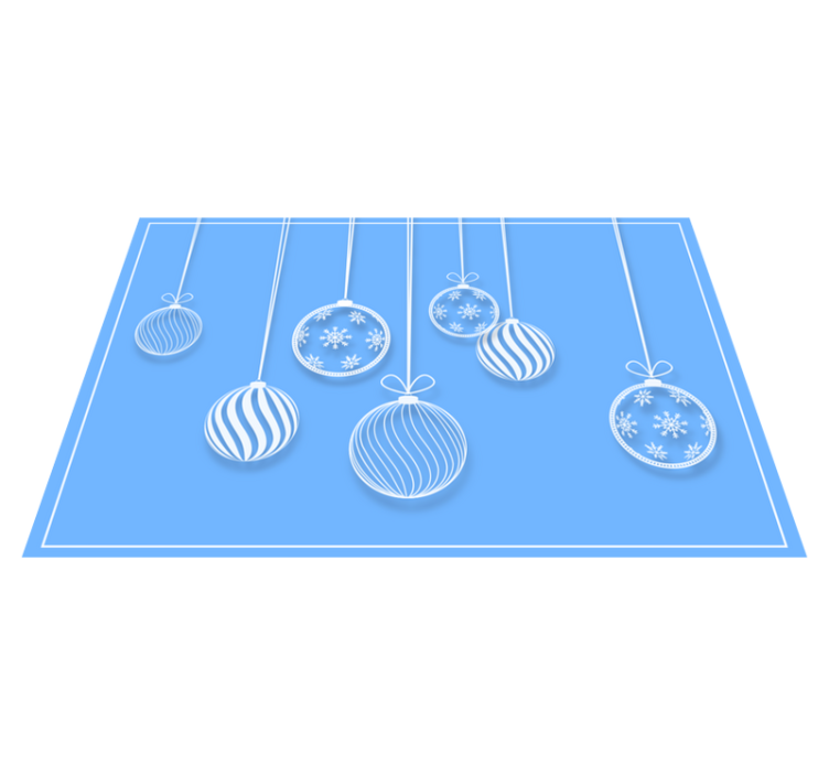乙烯基圣诞餐垫悬挂节日装饰品 - TenStickers