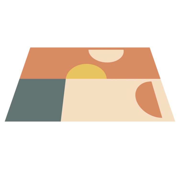 乙烯基餐垫色彩缤纷的几何图形 - TenStickers