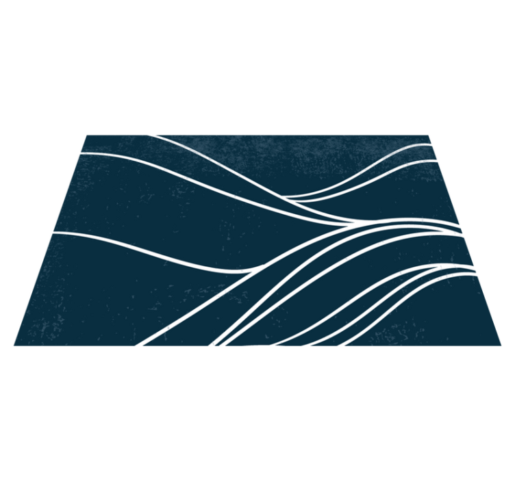 水几何艺术原创餐垫 - TenStickers