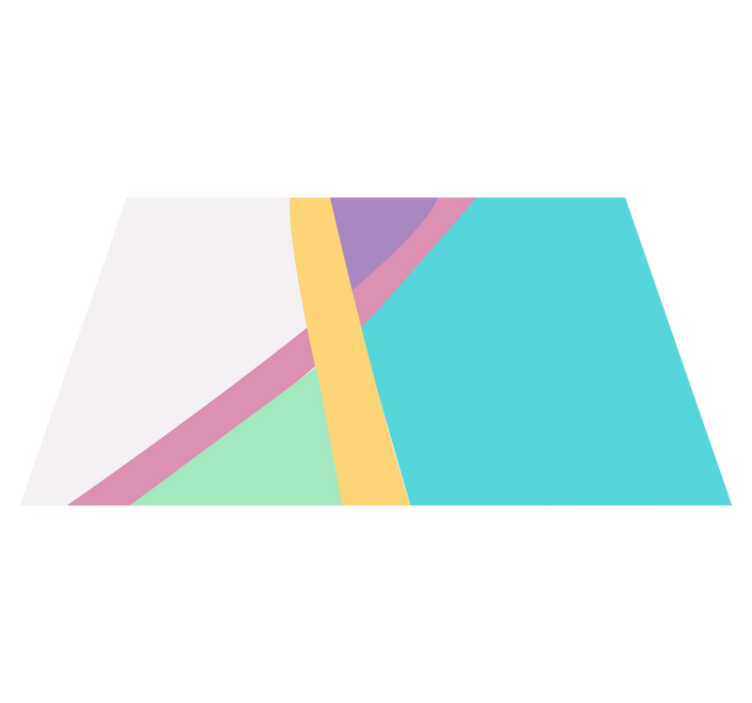 乙烯基餐垫呈现抽象多彩层次感 - TenStickers