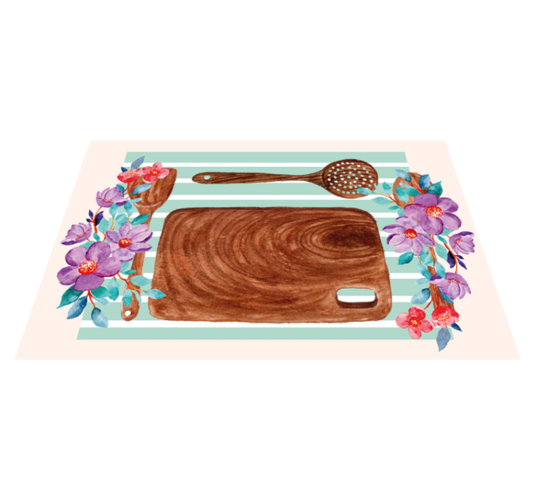 乙烯基餐垫原版优雅餐饮场景 - TenStickers