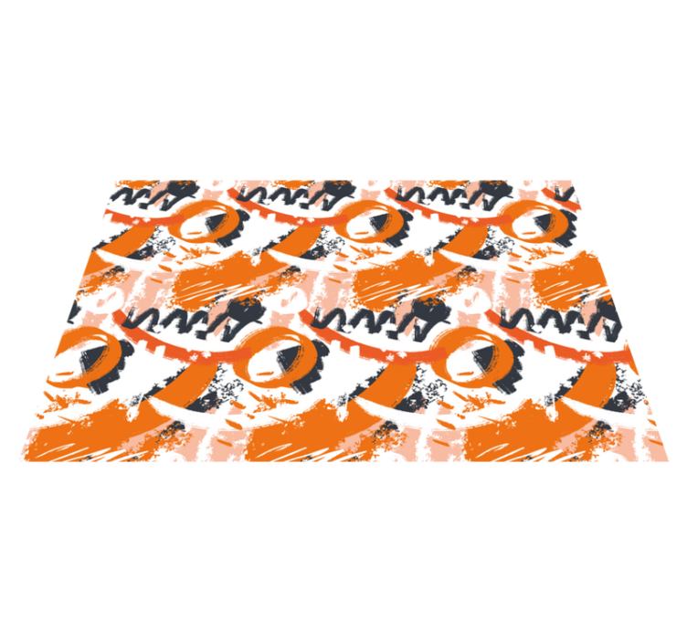 乙烯基餐垫贴图抽象彩色图案 - TenStickers