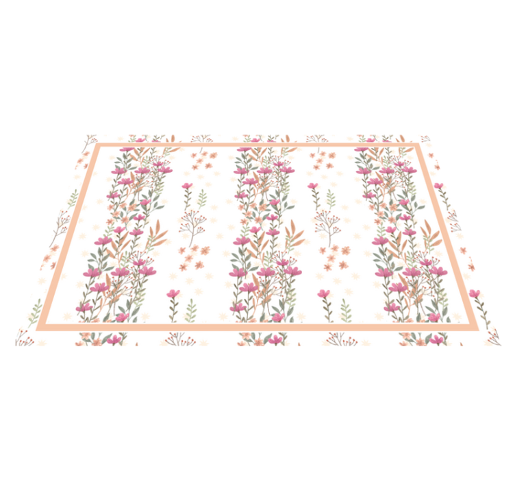 乙烯基餐垫原版优雅植物组合 - TenStickers