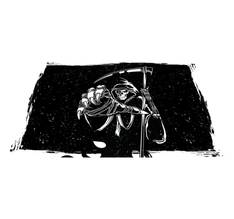 邪恶的剪影原始贴花餐垫 - TenStickers