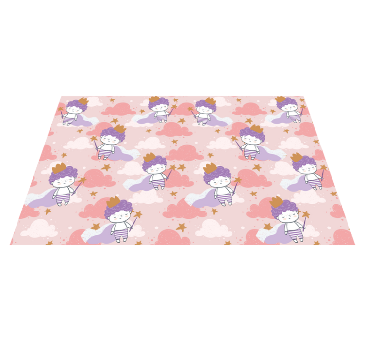 乙烯基儿童餐垫可爱动画人物 - TenStickers