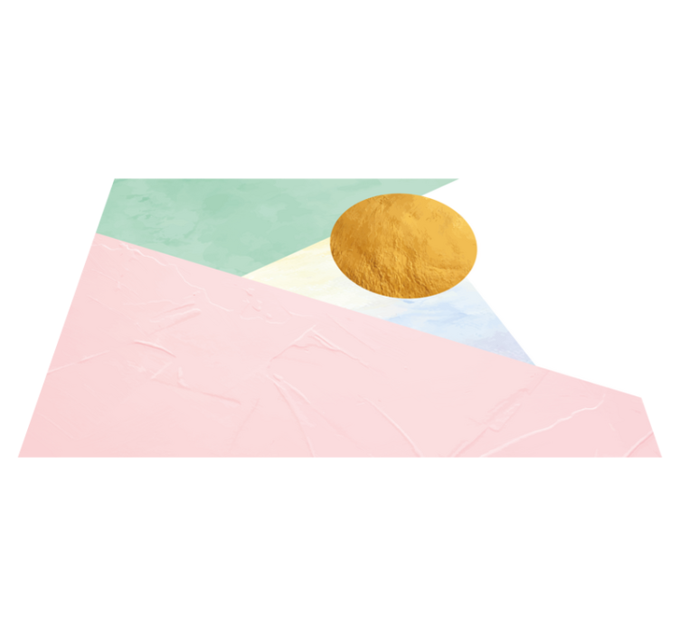 乙烯基餐垫 纹理几何形状 - TenStickers