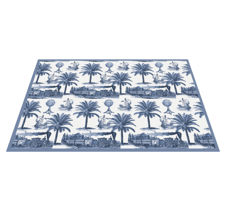 乙烯基餐垫带你回味怀旧旅行场景 - TenStickers