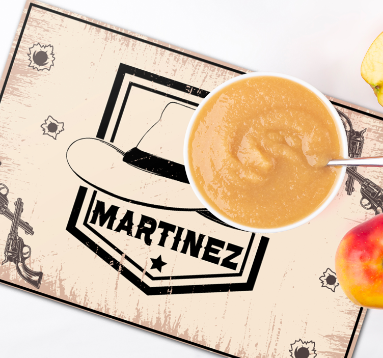 带有名字的牛仔帽 - TenStickers