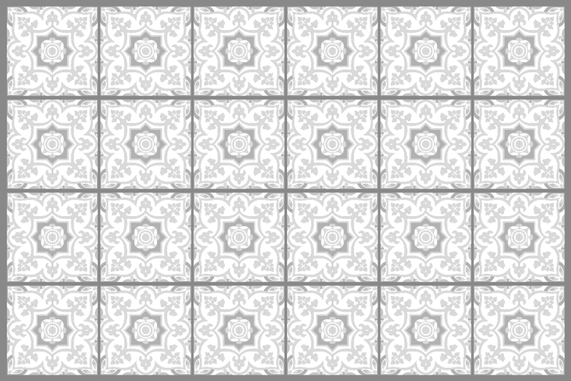 乙烯基餐垫原版 灰色调 - TenStickers