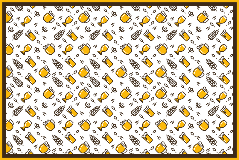 乙烯基餐垫原版精酿啤酒图标 - TenStickers