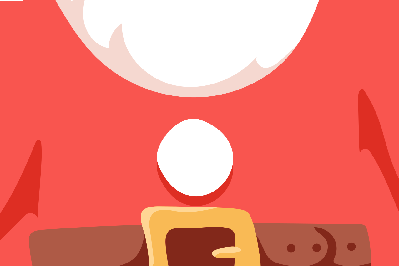 乙烯基圣诞餐垫圣诞老人t恤 - TenStickers