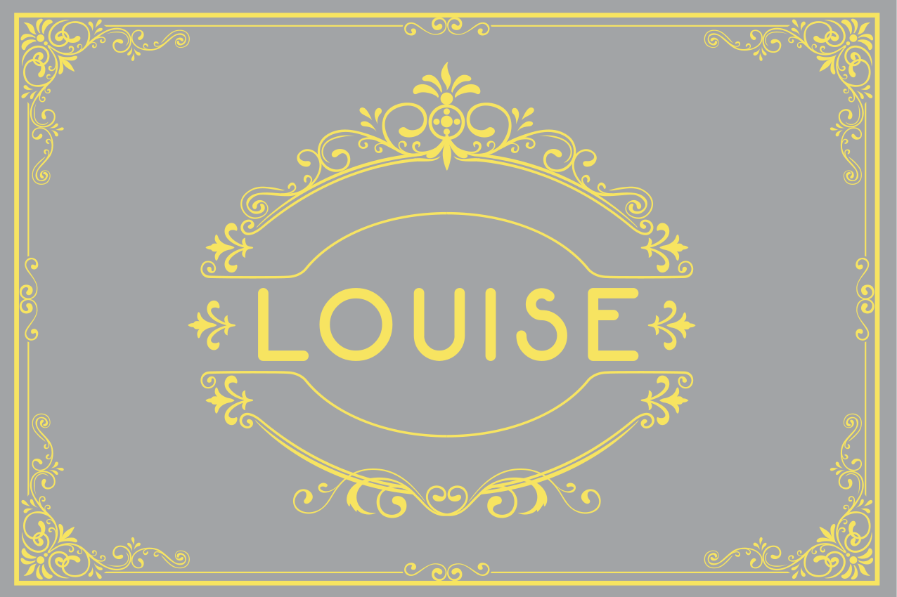 乙烯基餐垫品牌优雅名字展示 - TenStickers