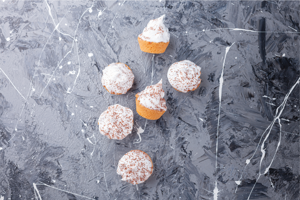 乙烯基餐垫原版美味迷你杯子蛋糕 - TenStickers