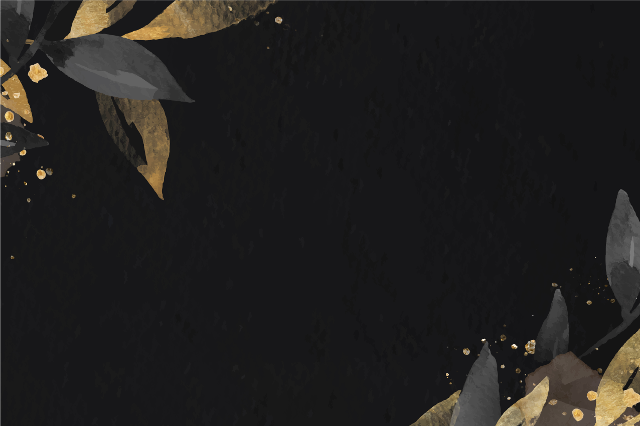 乙烯基餐垫优雅精致叶子图案 - TenStickers