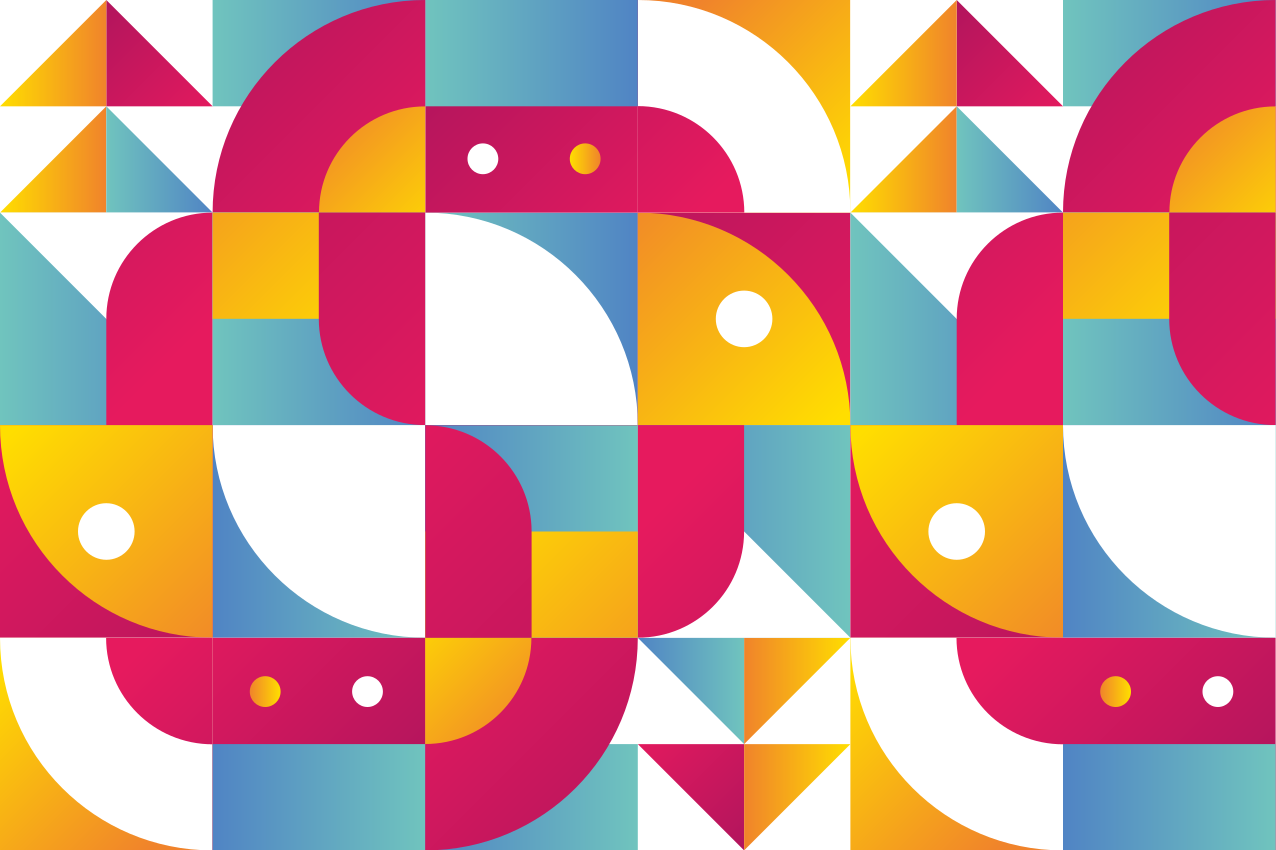 乙烯基餐垫展现大胆几何图案 - TenStickers