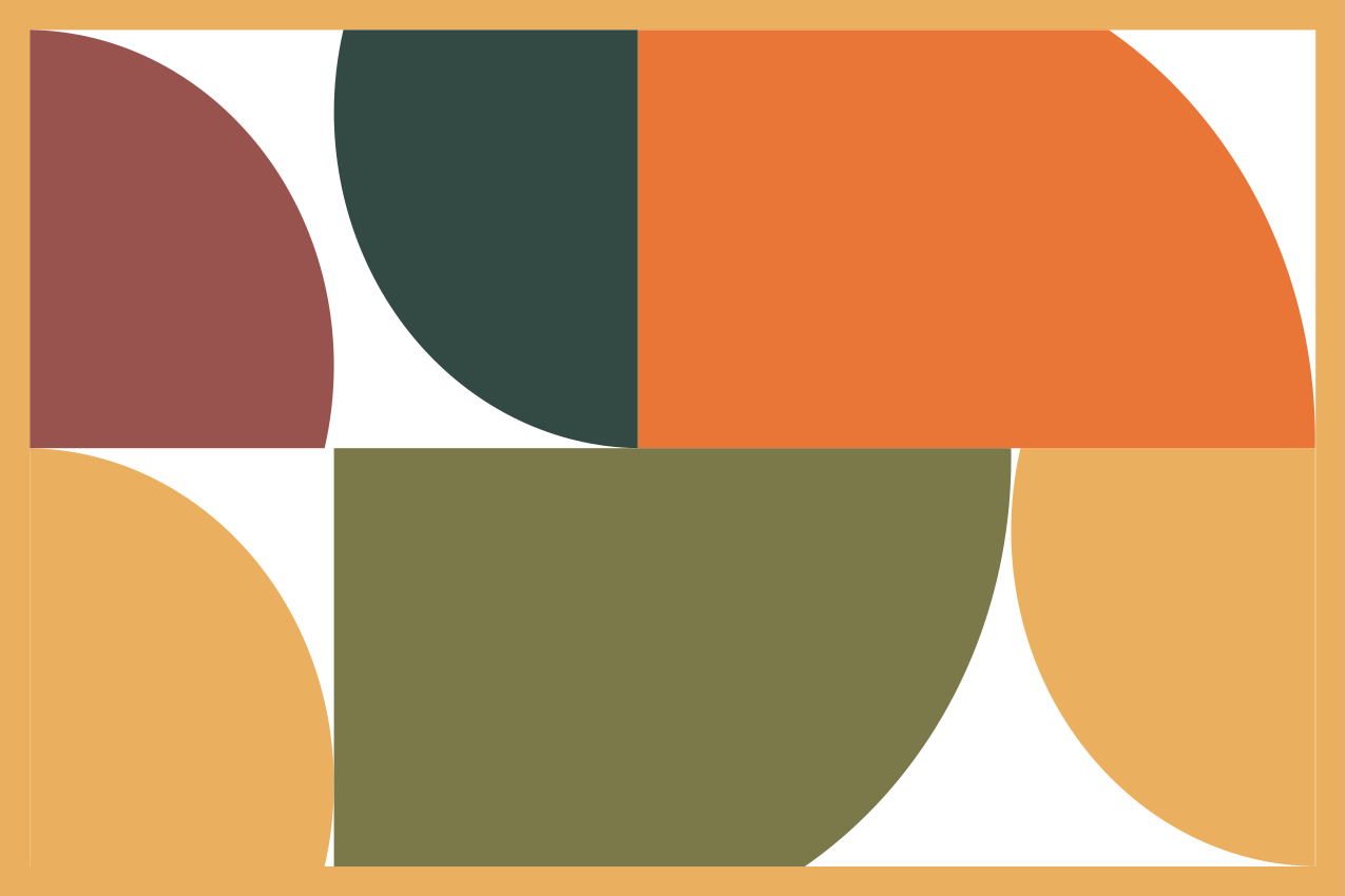 乙烯基餐垫时尚几何形状 - TenStickers