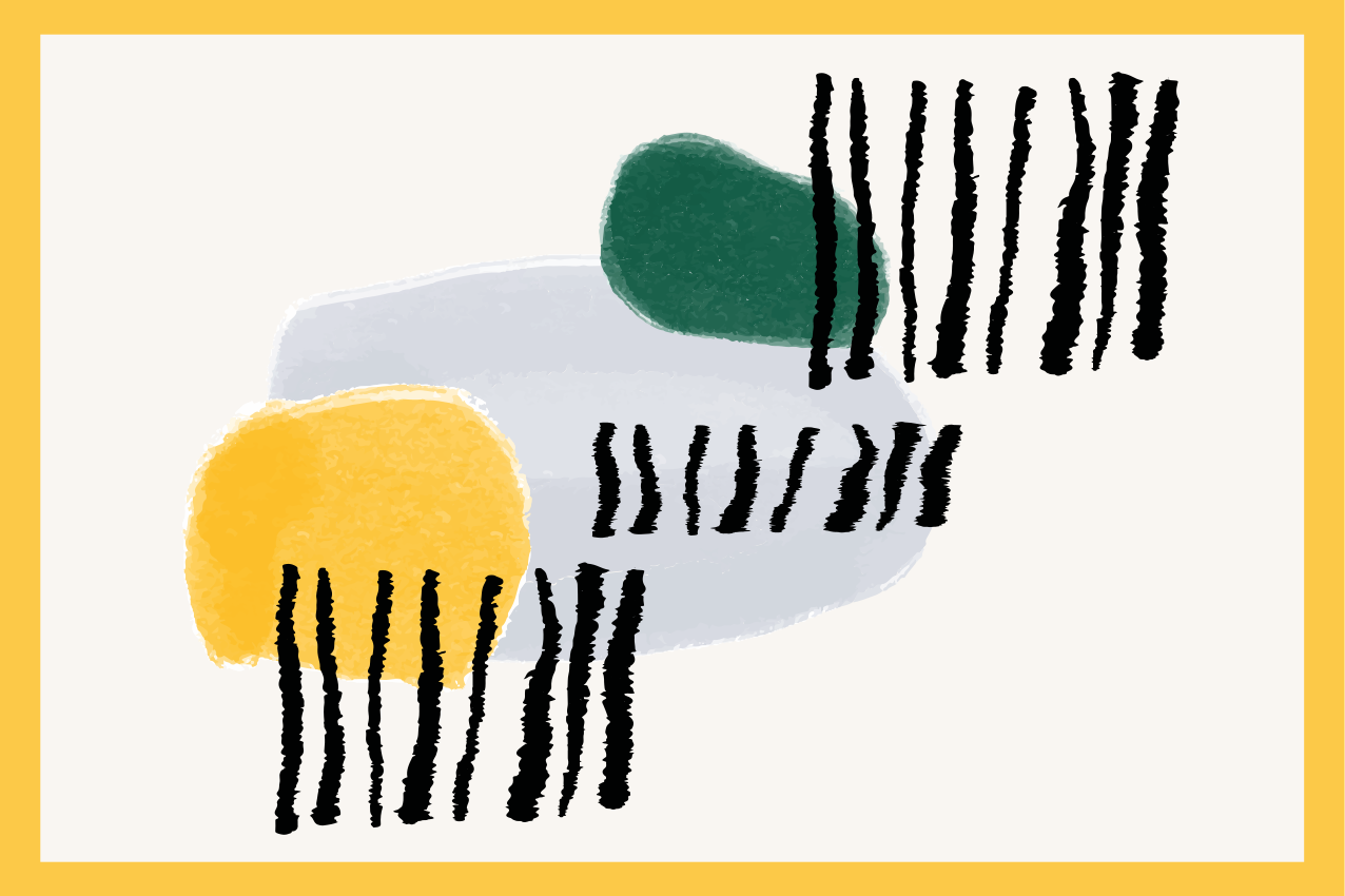 乙烯基餐垫生动几何图形设计 - TenStickers