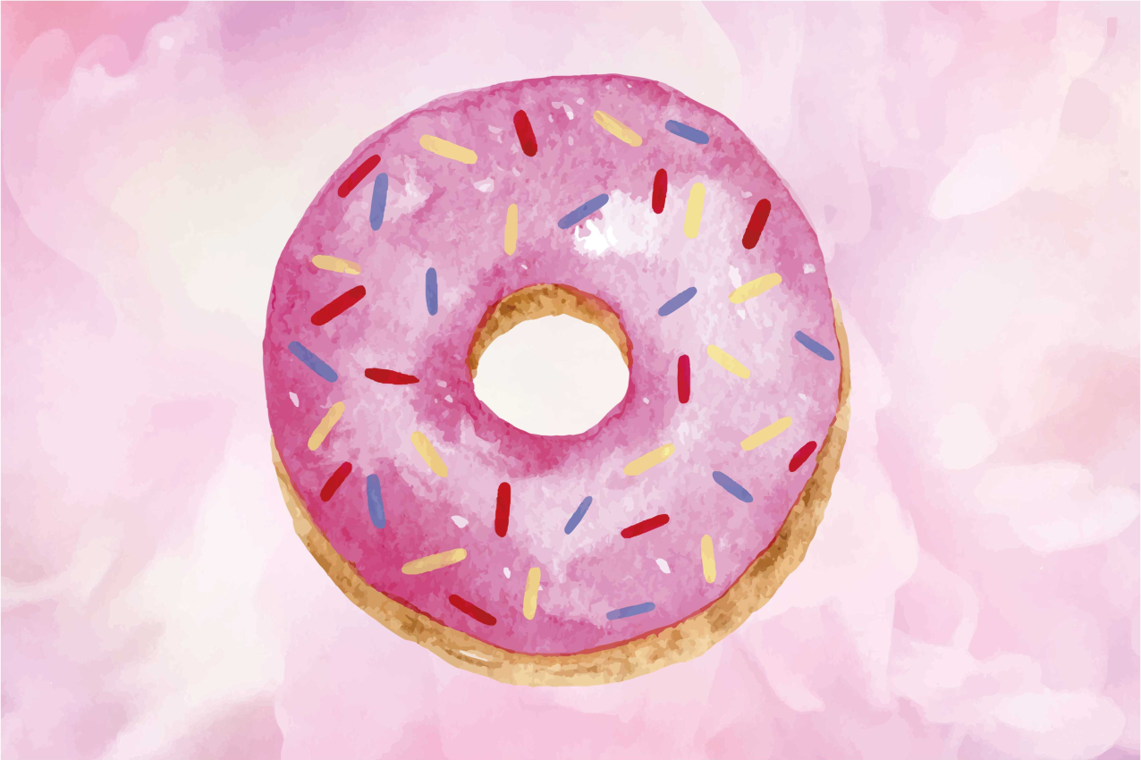 粉红色釉面，闪闪发光的原始餐垫 - TenStickers