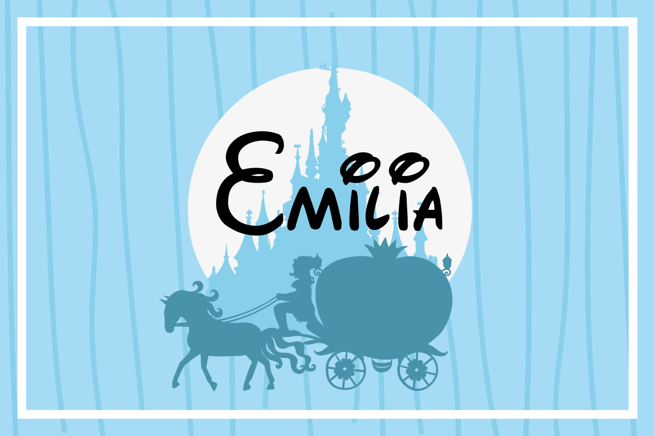 乙烯基儿童餐垫马车 - TenStickers