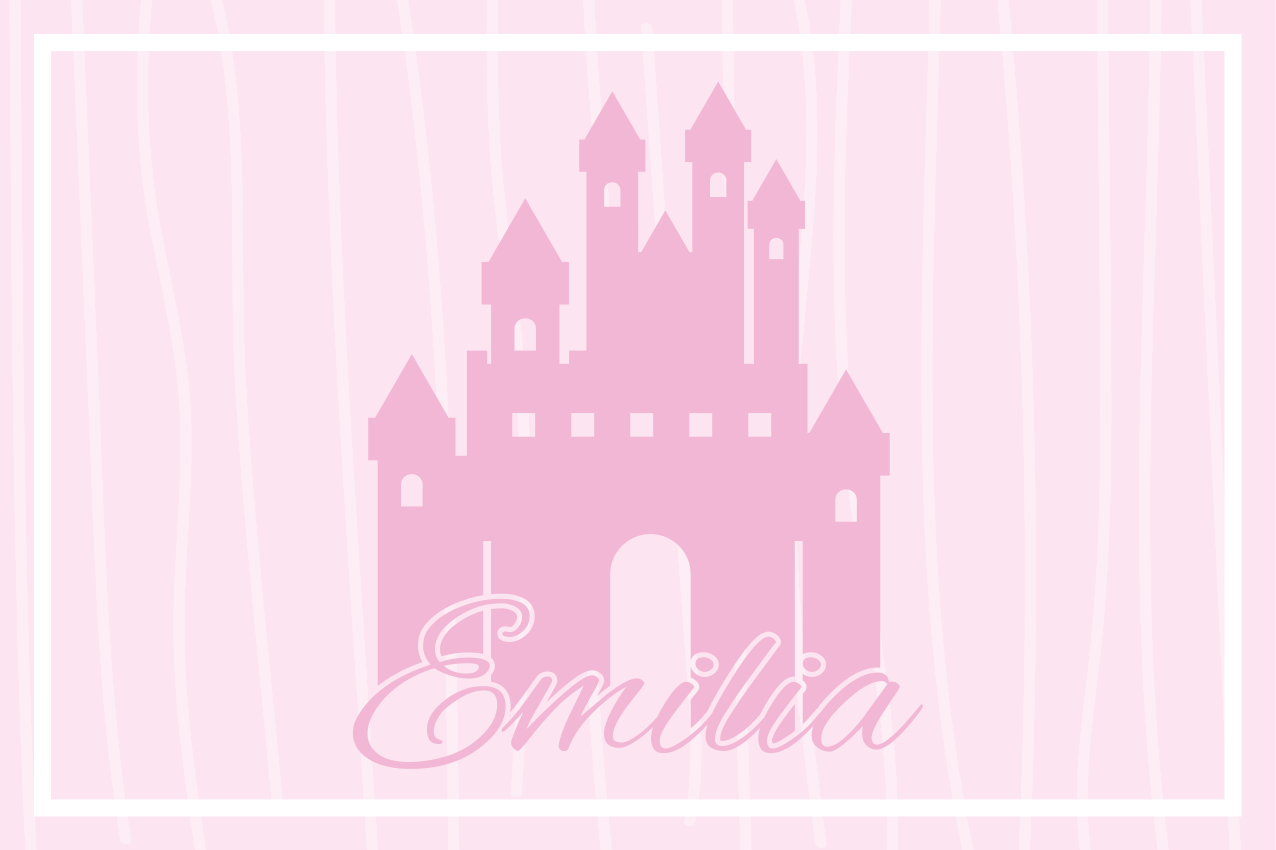 乙烯基儿童餐垫城堡主题设计 - TenStickers