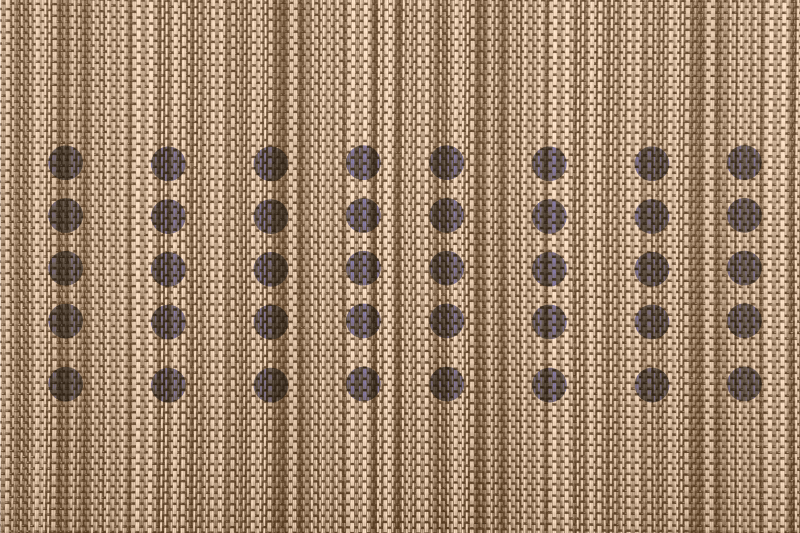 乙烯基餐垫贴图优雅棕色表面 - TenStickers