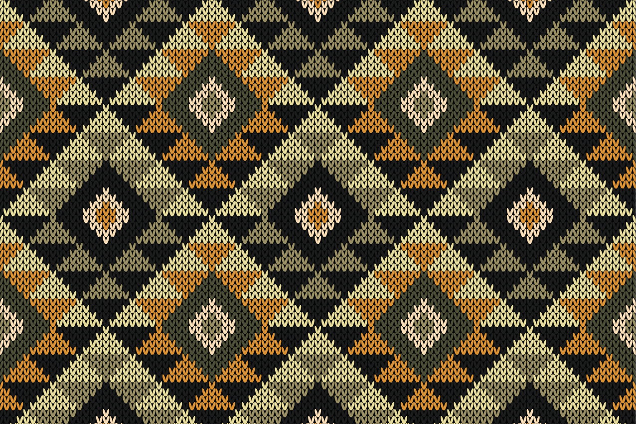 乙烯基餐垫贴图时尚几何图案 - TenStickers