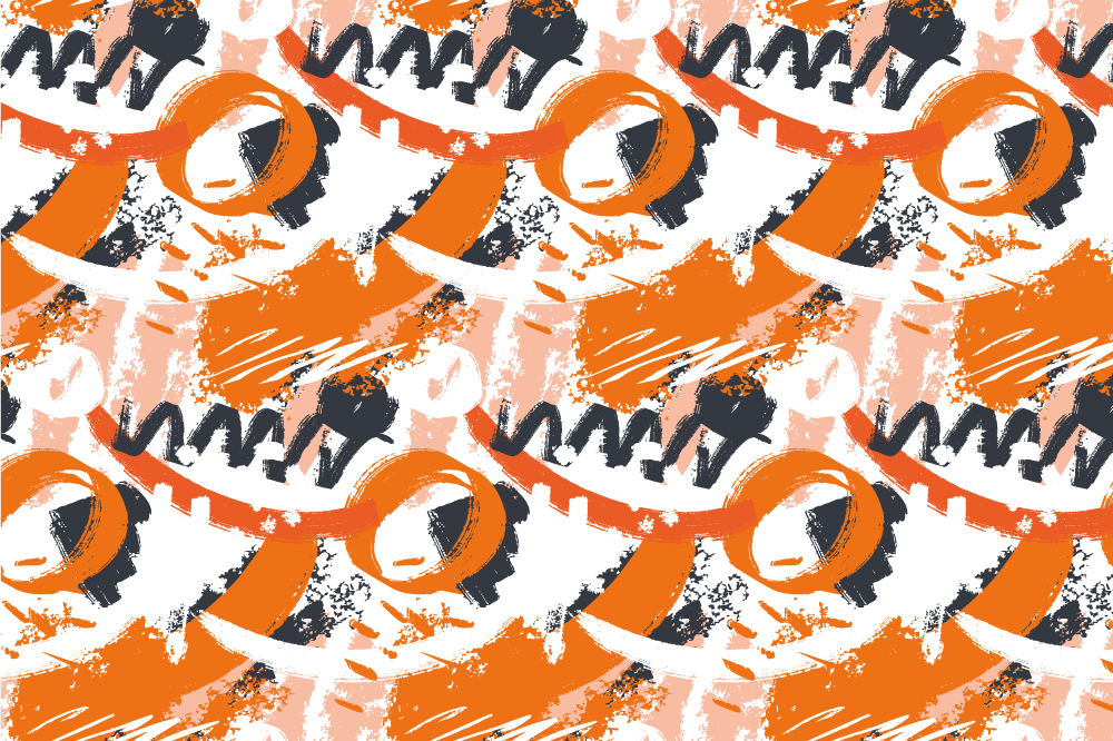 乙烯基餐垫贴图抽象彩色图案 - TenStickers