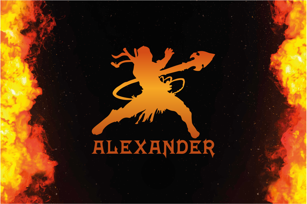 乙烯基餐垫原版勇猛战士剪影 - TenStickers