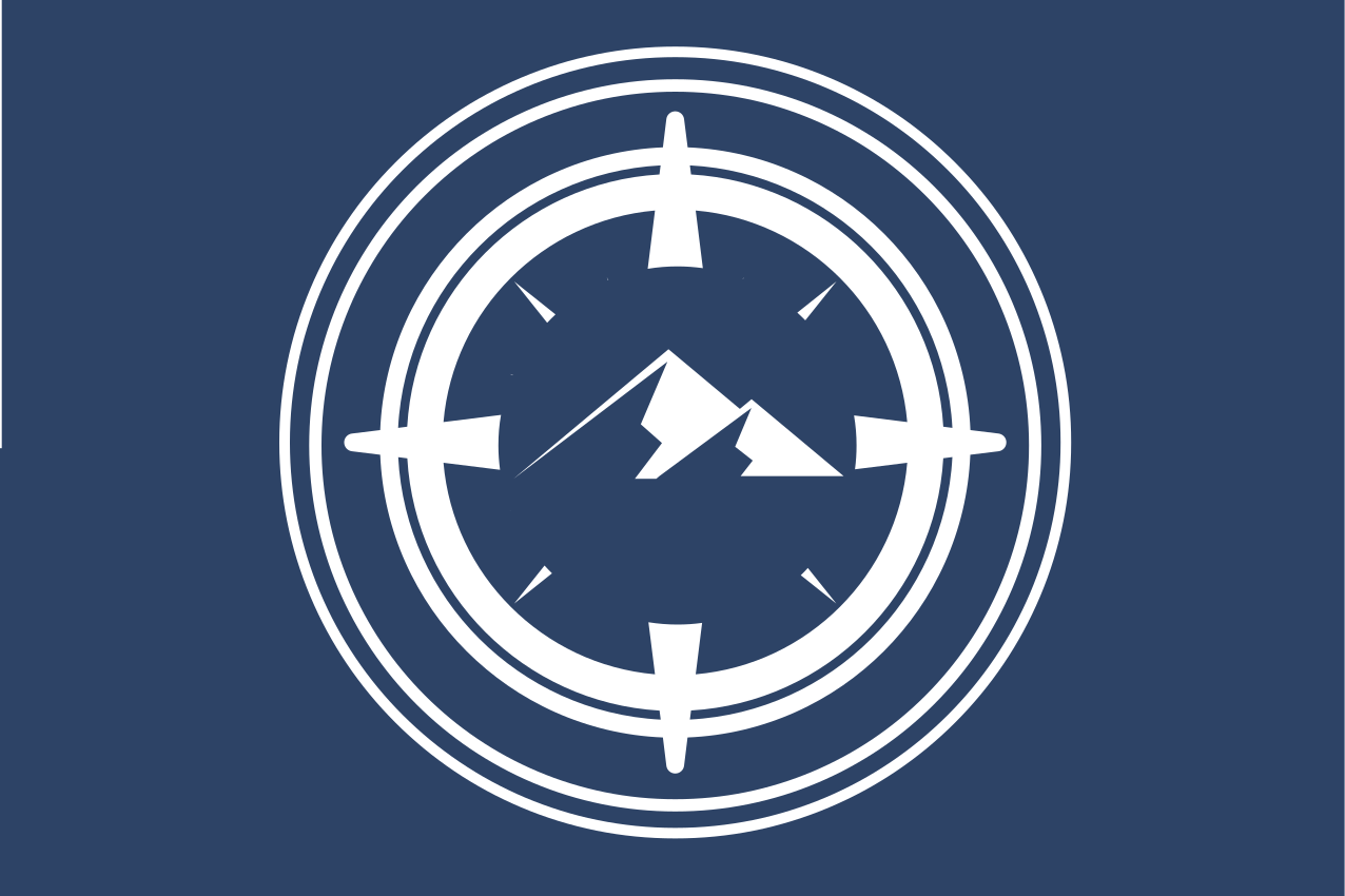 乙烯基餐垫山脉指南图案 - TenStickers