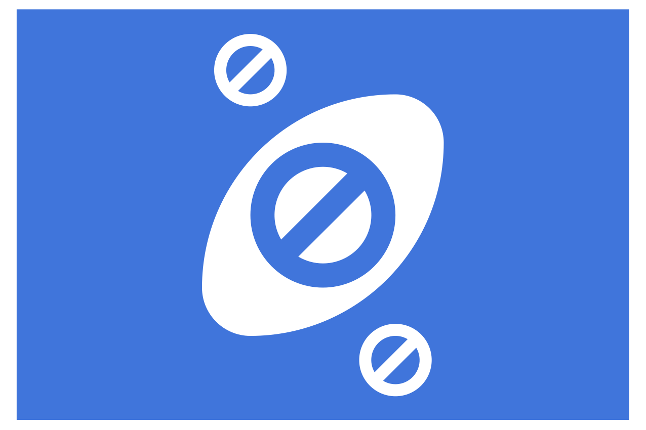 乙烯基餐垫简约蓝色点缀 - TenStickers